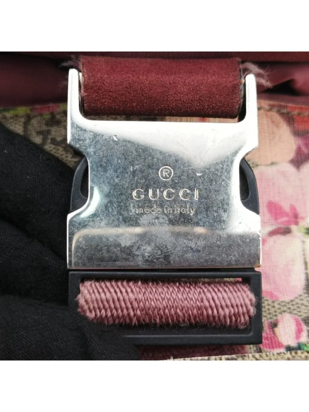 Gucci GG Blooms Beige Multicolor Backpack
